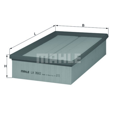 Повітряний фільтр для автомобіля Mahle LX3502 Вінниця - фото 1