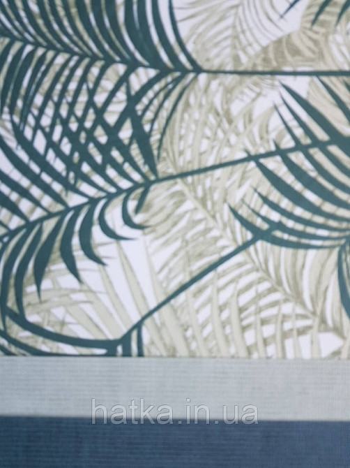 Шпалери вінілові на флізеліновій основі BLOOMING BL22763 листя папороті рослини темно-зелені салатовий Київ - фото 1