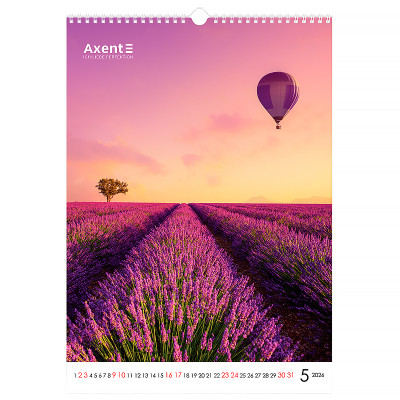 Календарь Axent настенный А3 2026 г.Landscapes (8804-26-1-A) Винница - изображение 12