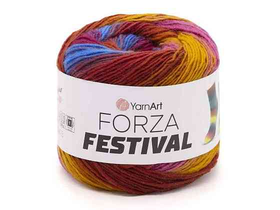 Пряжа Forza Festival 75% шерсть 25% полиамид 420м 100г 4шт/уп арт.2906 ТМ YARNART Киев