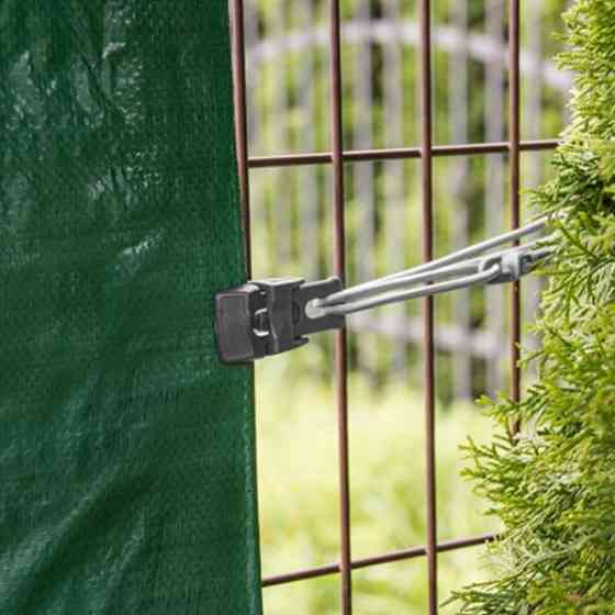 Затискачі для кріплення BUNGEE CORD CLIPS сірі, 10шт. у блістері, BCK2-B Київ