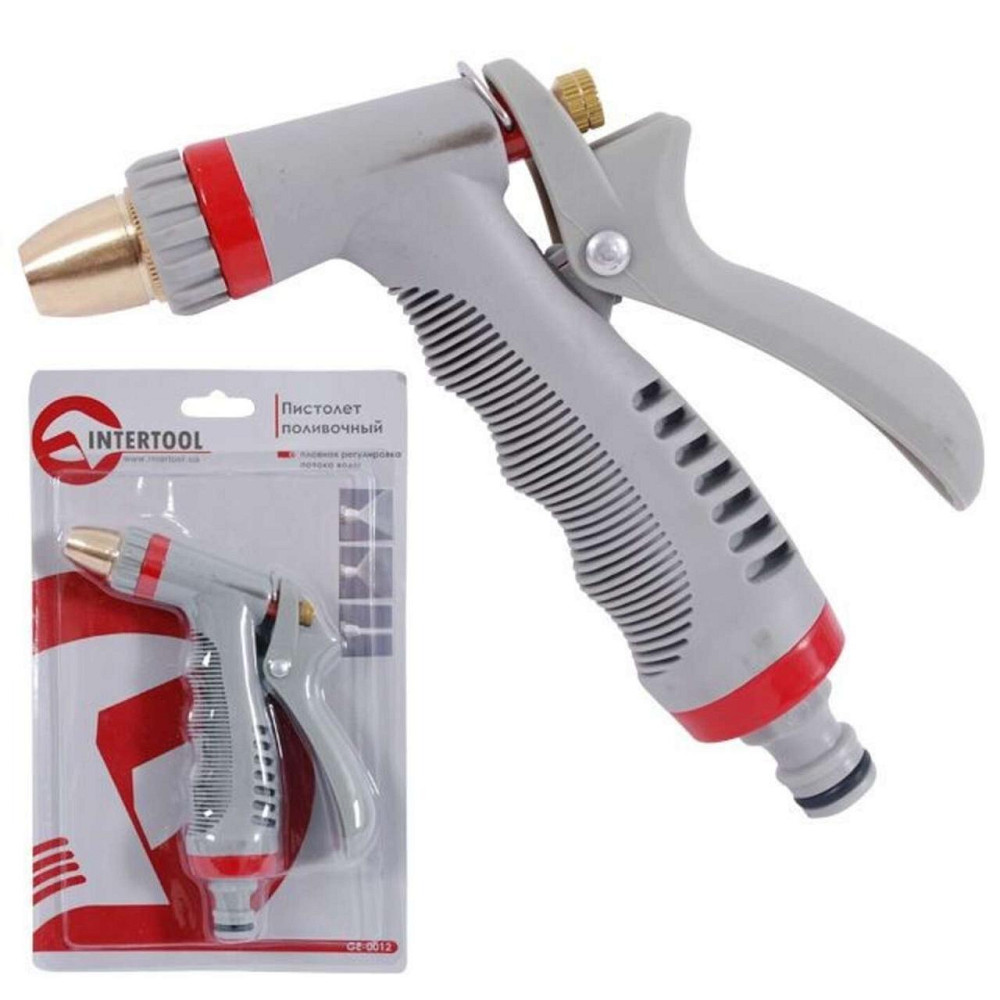 Пистолет-распылитель для полива с плавной регулировкой потока воды. ABS, PP, TPR, ZINC ALLOY, BRASS Мукачево - изображение 1