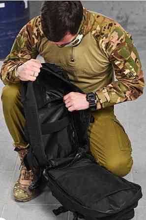 Рюкзак тактичний 50 л MOLLE чорний M-Tac. Харків