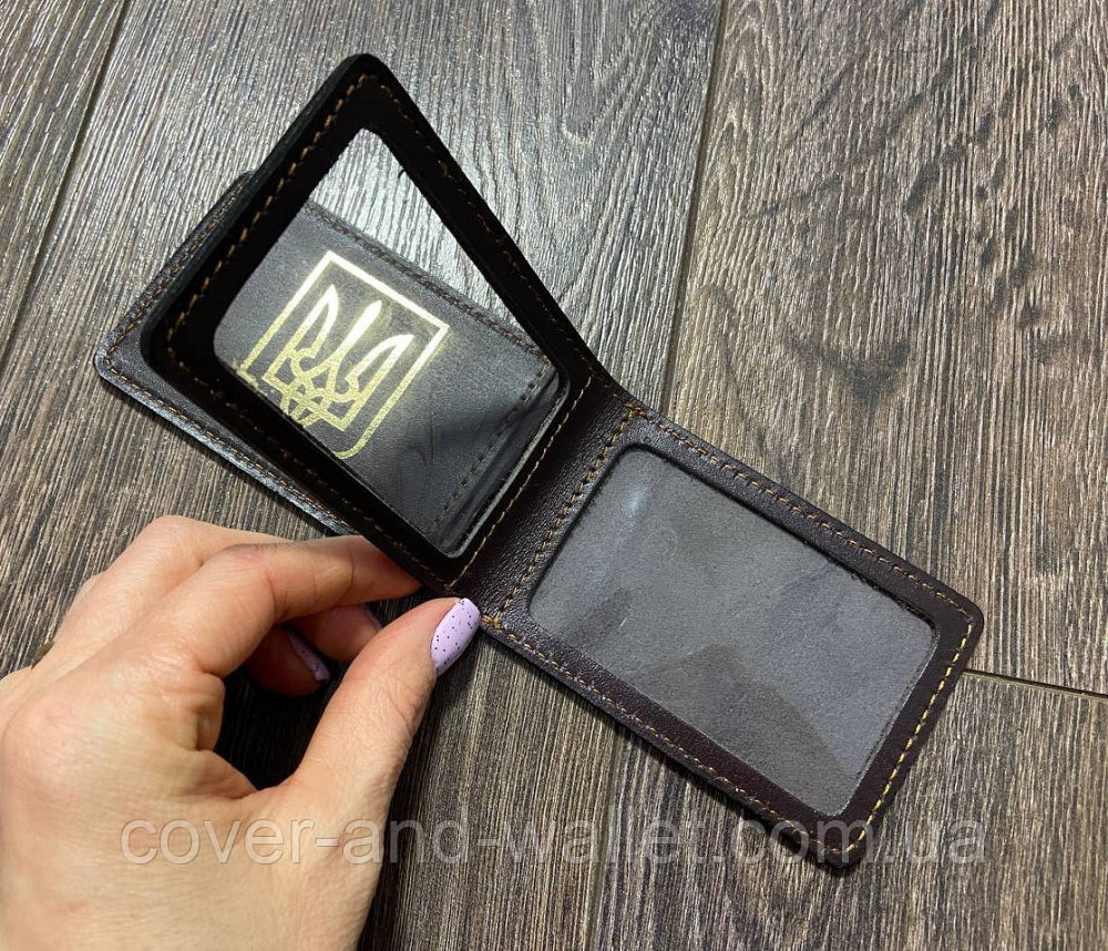 Обкладинка з додатковим відділенням Міністерство юстиції (тиснення золотом) Київ - фото 3