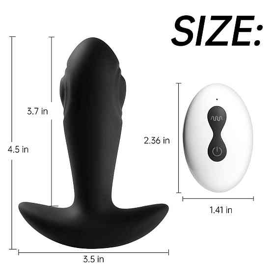 Анальна пробка - Dual Tapping Anal Plug Sex Aura Київ