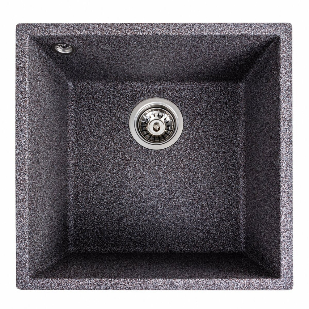PLATINUM Гранітна мийка для кухні Platinum 4040 RUBA матовий мікс Київ - фото 1