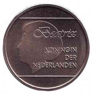 Монета 1 флорин. 2000,04,05,06,07 год, Аруба. Полтава