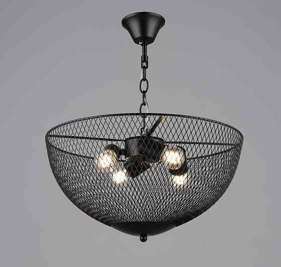 SIRIUS Люстра підвісна в стилі лофт металева Sirius B S2474/4 BK чорна Коломыя