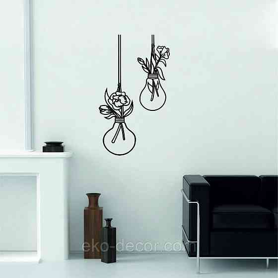 Декоративное настенное Панно «Лампочки», Декор на стену Киев