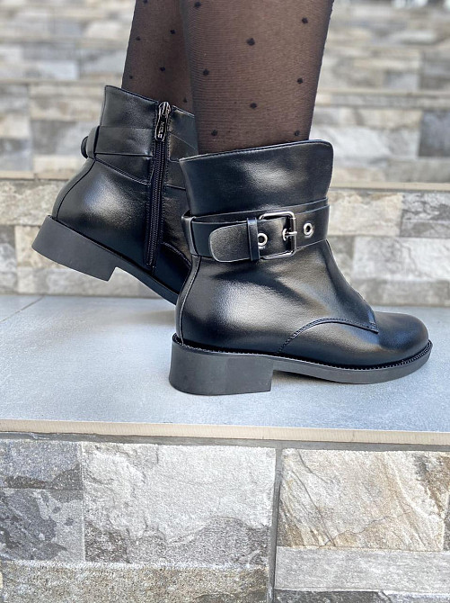 Жіночі черевики MOLO чорні еко-шкіра 36р. (2587) Коломия - фото 7