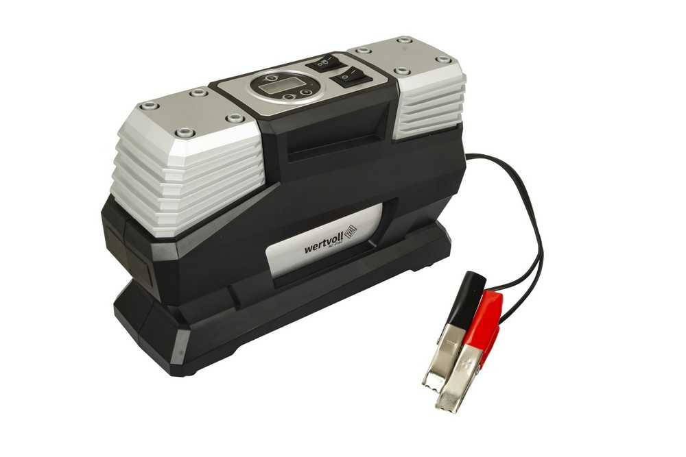 Компресор автомобільний двопоршневий WERTVOLL 12 V 150 PSI 15 A 180 Вт 60 л/хв сумка AC-2160 Коломыя - изображение 9