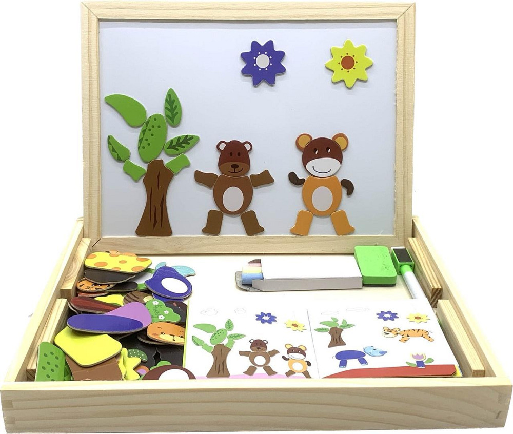 Дерев'яна іграшка Tree Toys Маленький фантазер із магнітною мозаїкою (MD 2083 B) Чернігів - фото 2