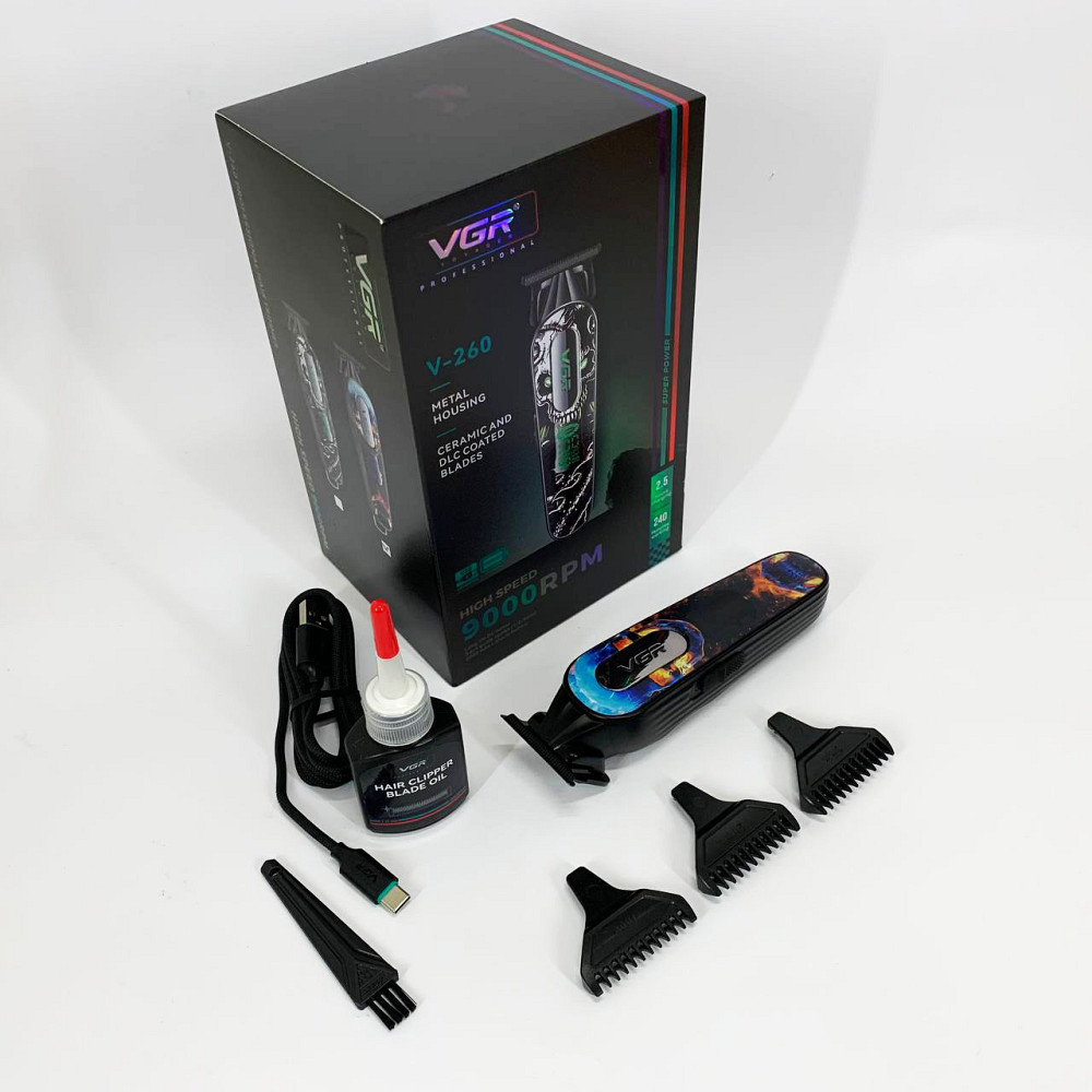 Машинка для стрижки волосся для професіоналів Чоловічий набір стрижки волосся бездротовий DY-90 Львів - фото 9