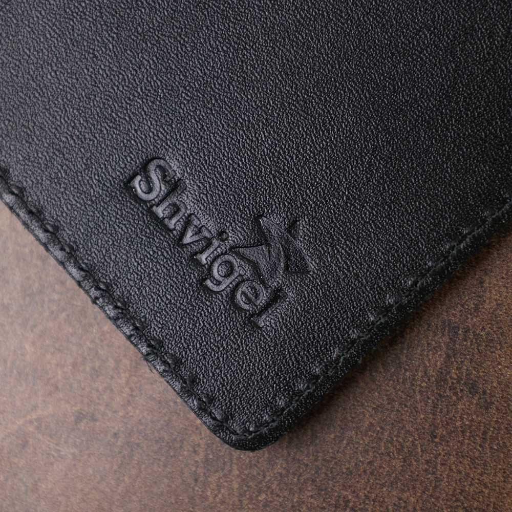 Зручний чоловічий тревел-кейс із натуральної шкіри Shvigel 16523 Чорний Київ - фото 10