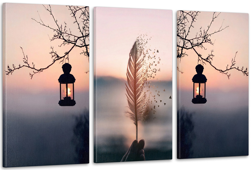 Модульная картина в гостиную / спальню Ілюзія туману    ART-013_3A Київ - фото 1