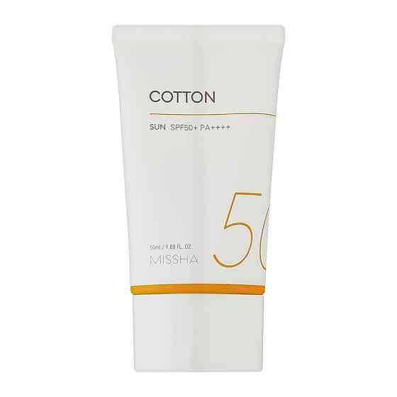 Солнцезащитный крем All around safe block cotton SUN SPF50+ PA++++ Missha 50 мл Киев