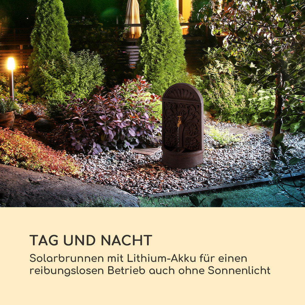 Солнечный фонтан Blumquell LED 5 м кабель солнечная панель из синтетического камня (Германия, читать описание) Ровно - изображение 2