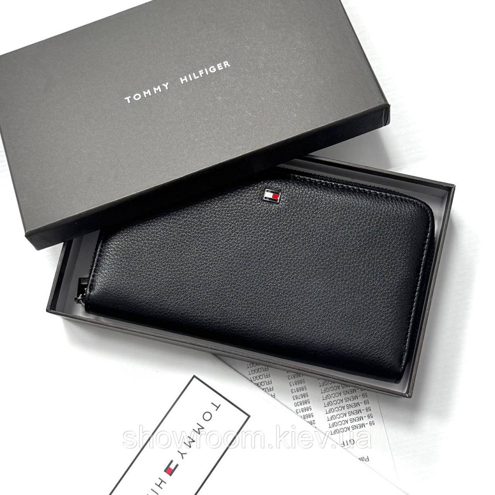 Шкіряний брендовий гаманець клатч TH (6613) Київ - фото 1