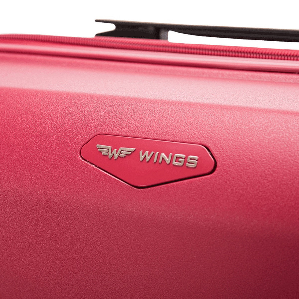 Валіза поліпропіленова WINGS PHX01 мала 55 см червона Київ - фото 5