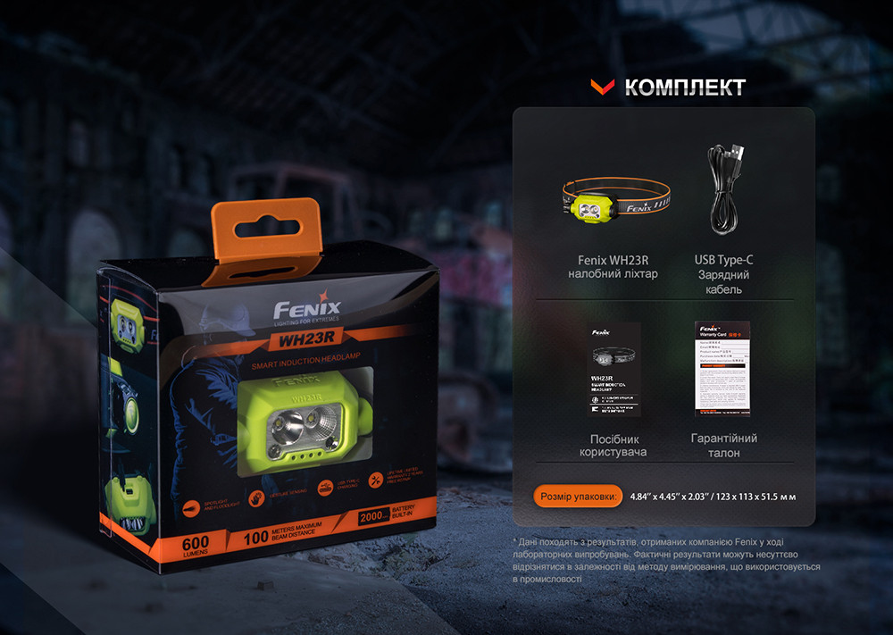Ліхтар налобний Fenix WH23R з безконтактним датчиком Киев - изображение 17