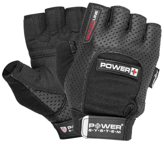 Рукавички для фітнесу Power System PS-2500 Power Plus Black XS Каменское - изображение 1
