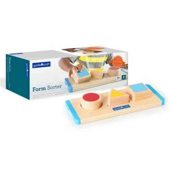 Дерев'яний сортер Guidecraft Manipulatives Прості фігури (G6743) Харьков