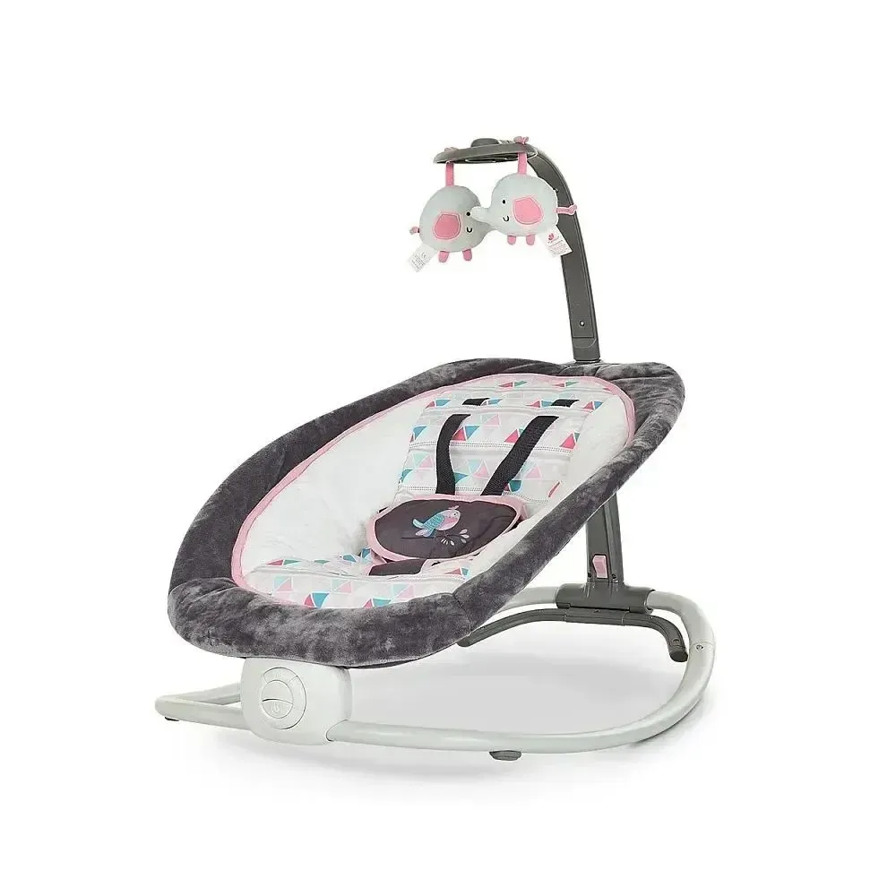 Детское кресло-качалка для новорожденных до 9 кг, (74х74х48см), 6917, Розовый Коломыя - изображение 2