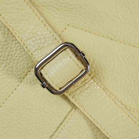 Оригинальный женский рюкзак из натуральной кожи Shvigel 16307 Желтый Киев