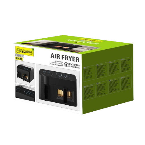 Аерофрітюрниця з двома чашами 3,5л + 6л 2400W MR-760 Маестро Житомир - изображение 3
