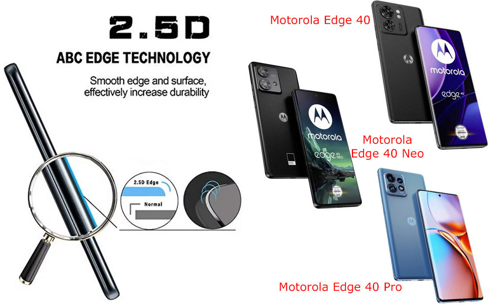 Захисне скло ArmorGlass для Motorola Edge 40, Edge 40 Neo, Edge 40 Pro – стійке до подряпин та ударів Київ - фото 2