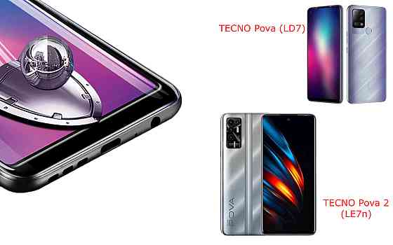 Защитное стекло DefenzoGlass для TECNO Pova (LD7), Pova 2 (LE7n) – двойная прочность Киев