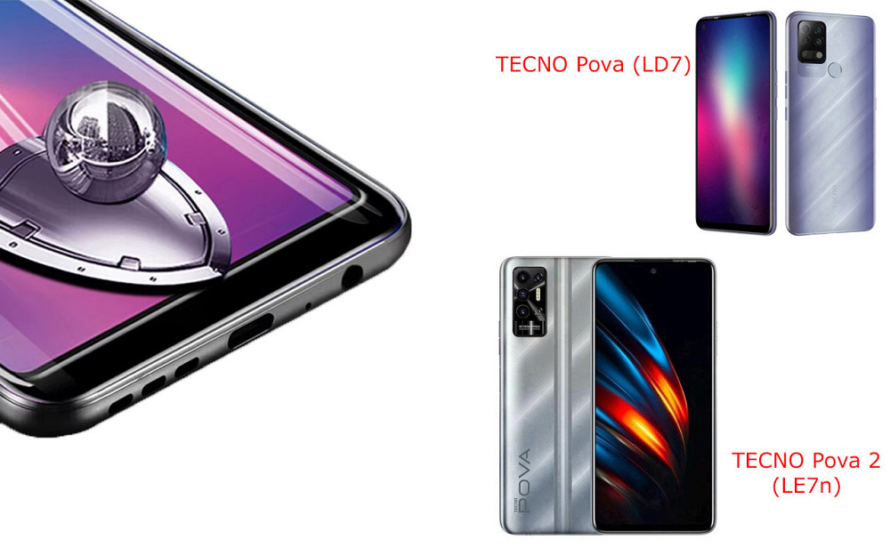 Защитное стекло DefenzoGlass для TECNO Pova (LD7), Pova 2 (LE7n) – двойная прочность Киев - изображение 2