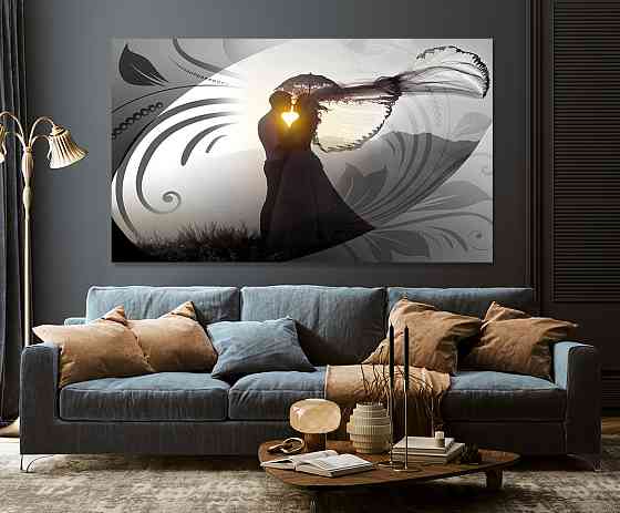 Картина холст в гостиную / спальню Закохані    MLP_160 90х180см Киев