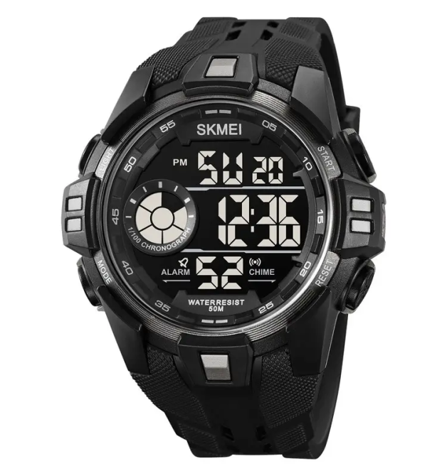 Часы мужские спортивные наручные Skmei 2123 (Черный с серым) Винница - изображение 1