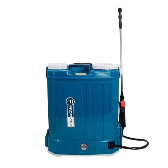 Мощный аккумуляторный опрыскиватель PROFI-TEC PS1610 : с АКБ 12V 8Ah, бак 16л (005970) Киев