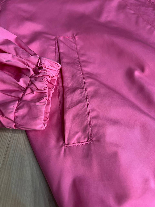 Куртка жіноча Lady Yep 9096-1 вітрівка оверсайз подовжена з капюшоном, рожевий, one size Київ - фото 20