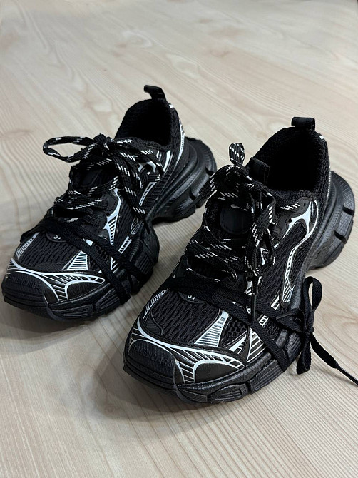 Кроссовки женские B-lncga 1001-2 3XL шнуровка комбинированные черные, 36, 23 см Киев - изображение 3