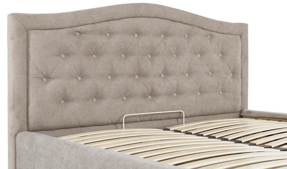 Ліжко Двоспальне Scarlett Comfort 180 х 190 см Місті Mocco З підйомним механізмом та нішою для білизни Мокко Дніпро - фото 18