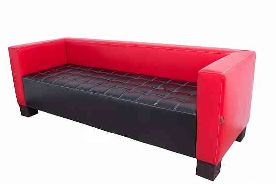 Диван Flay Space двойка 760х1500х730 Черно-красный Киев