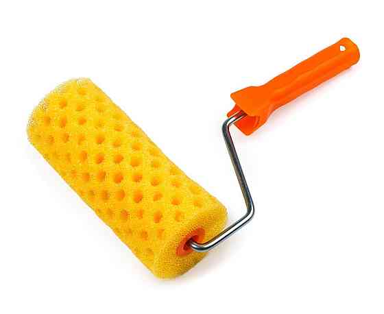 Валик структурний поролоновий Декор горошок 80/180 мм d 6 мм з ручкою Харків