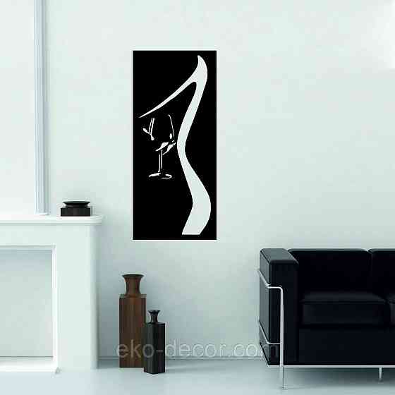 Декоративное настенное Панно «Силуэт женщины», Декор на стену Киев