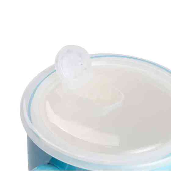 Yiwu Миска для локшини порцелянова 770 мл із герметичною кришкою, блакитна HP-15-15 Київ