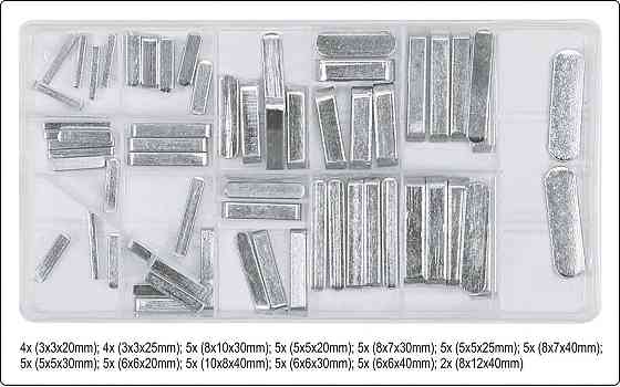 Клини до пасових роликів YATO різних розмірів, 60 шт [24] Одеса