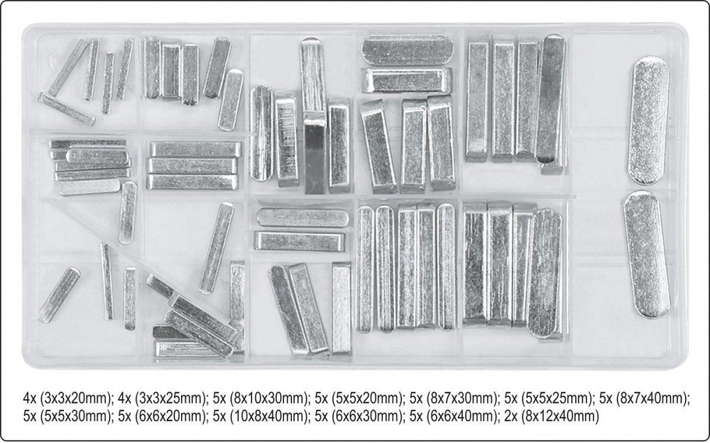 Клини до пасових роликів YATO різних розмірів, 60 шт [24] Одеса - фото 1