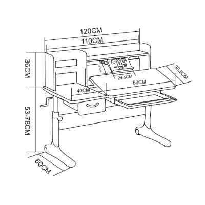 Парта Cubby Ammi grey (221919) Вінниця