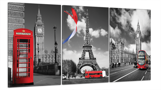 Модульна картина Місто Лондон Art-29_B3 Київ