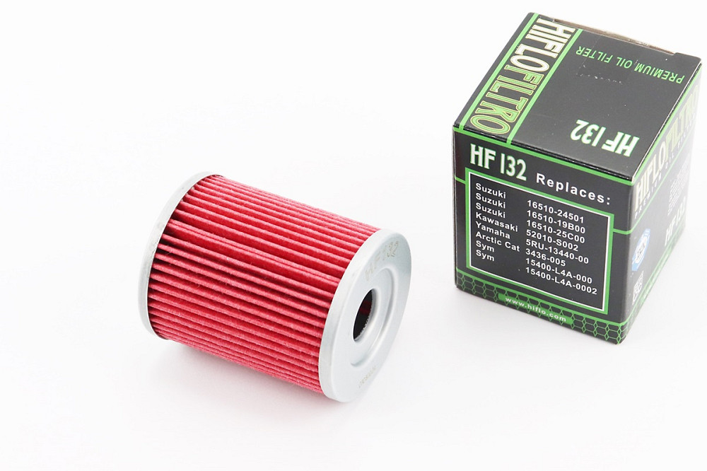 Фільтр-елемент масляний HF132 (55x44мм) Suzuki DR125, DR200, DR-Z125, Burgman AN250/AN400, Yamaha YP400, Morphous CP250, Kawasaki KLX125, ATV 250/300 Киев - изображение 1