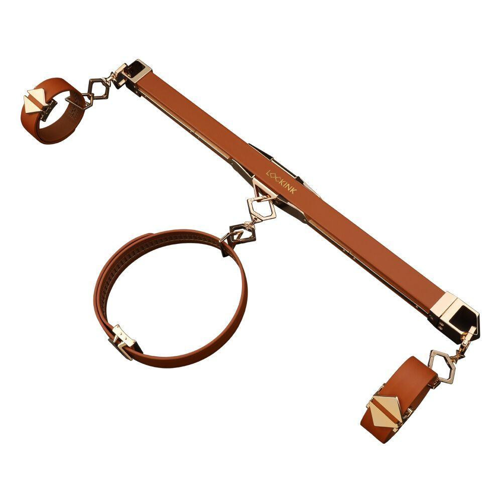 Фіксатор-розпірка LOCKINK Adjustable Spreader Bar Set — Brown Sex Aura Київ - фото 1