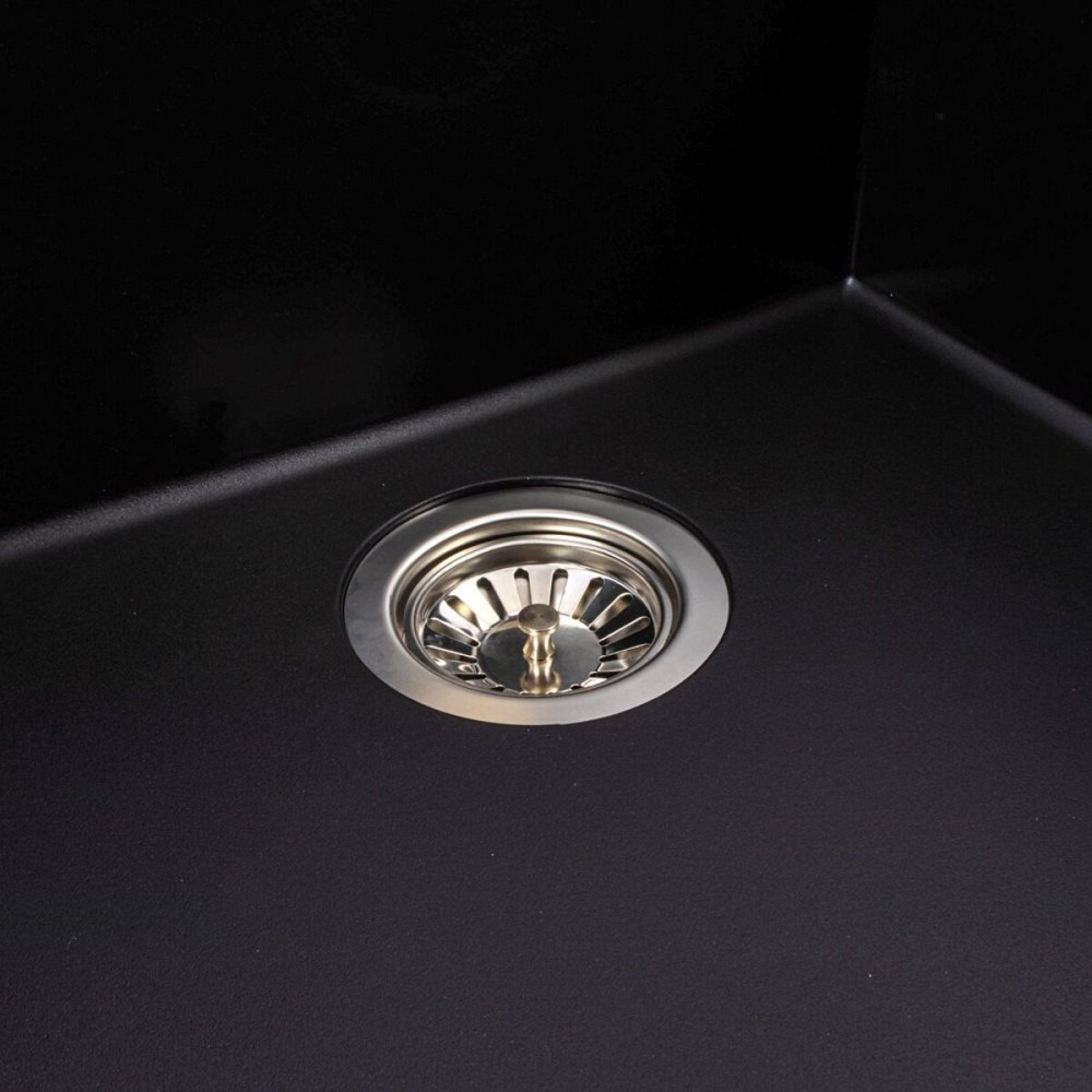 Гранітна мийка VALESO GALAX 5050 матова Чорна Коломыя - изображение 5