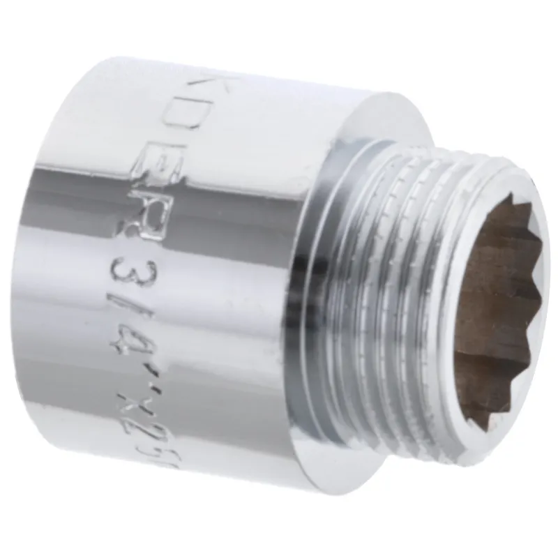 Подовжувач 3/4" 25мм (хром) Koer KF.E08-25.CHR (KF0107) Київ - фото 1